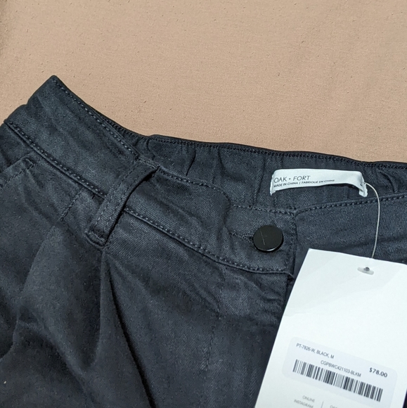 Zara black trousers with elastic waste - Picture 3 of 3